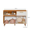 Ver imagem 4 de Balcão com Tampo de 120cm 03 Portas e 01 Gavetas Sicilia Poliman