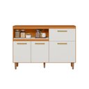 Ver imagem 2 de Balcão com Tampo de 120cm 03 Portas e 01 Gavetas Sicilia Poliman