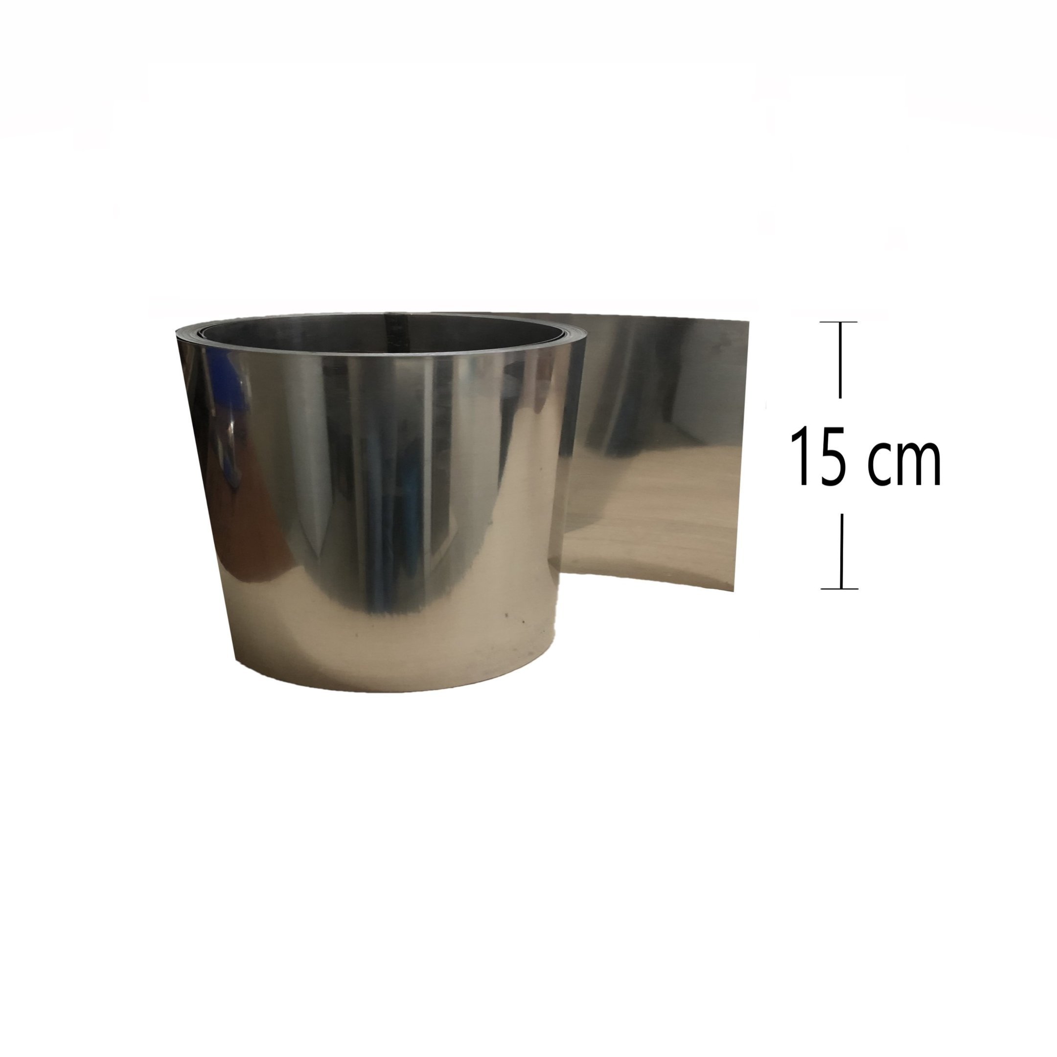 Chapa Aluminio em Bobina para Calha e Rufo Largura 15cm x 8mts - 1
