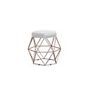 Ver imagem 2 de Kit 6 Puffs Decorativos Aramado Vanessa-Corino Branco