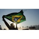 Ver imagem 3 de Bandeira Do Brasil 1,50 X 0,90 Com Encaixe Para Bastão