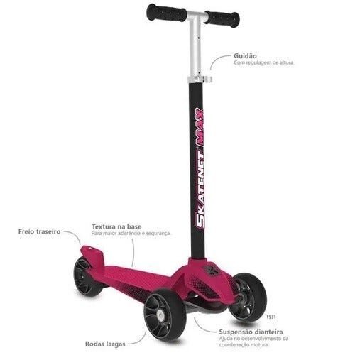 PAT SKATENET MAX ROSA - 1