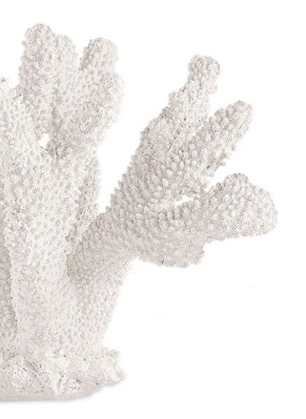 Enfeite Decorativo "Coral" em Poliresina Off White 20x25,5 cm - D'Rossi - 5