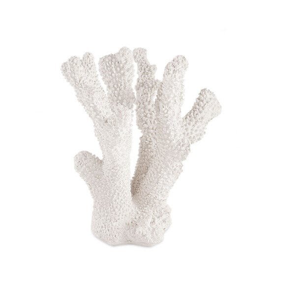 Enfeite Decorativo "Coral" em Poliresina Off White 20x25,5 cm - D'Rossi - 3