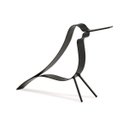 Ver imagem 1 de Enfeite Decorativo "Pássaro" em Metal Preto 19x7 cm - D'Rossi