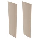 Ver imagem 3 de Kit 2 Placas de Painel Ripado Tóquio 250cm x 58cm x 3,3mm (Rende 2,9m²) Ecorevest Bege