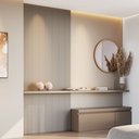 Ver imagem 1 de Kit 2 Placas de Painel Ripado Tóquio 250cm x 58cm x 3,3mm (Rende 2,9m²) Ecorevest Bege