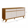 Buffet Genova 1800 Acabamento em Laca Pollo Decor - 3