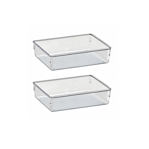 Organizador Modular Pote Transp Gd Kit 2 Po Acrimet Ref 974