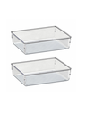 Ver imagem 1 de Organizador Modular Pote Transp Gd Kit 2 Po Acrimet Ref 974