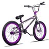 Bicicleta Aro 20 Pro X Bmx - Freelight - Cromada e Roxo Pro-X - 1