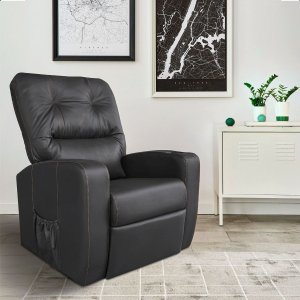 Poltrona Toronto Reclinável Porta Copos Luxo do Papai Visitas Corino Decoração Encosto