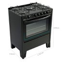 Ver imagem 3 de Fogao 5b Braslar Fenix Glass C/ Acend. - 10020051