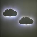 Ver imagem 4 de Cama Infantil Casinha Branco Mel e Rosa com 2 Luminárias