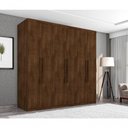 Ver imagem 6 de Guarda Roupa Casal Paris 6 Portas de Bater 4 Gavetas MDF Malbec Framar