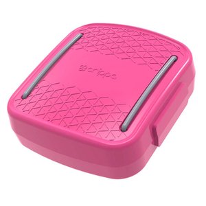 Porta Cotonetes Portátil Rosa para Viagem Acessórios com Elástico Interno Crippa