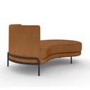 Ver imagem 7 de Sofá Chaise Lado Direito Downey Sala de Estar Pu Whisky G15 - Gran Belo