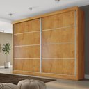 Ver imagem 4 de Guarda Roupa Verona Plus 2 Portas 100% Mdf Mademarcs Peroba-off White-peroba