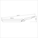 Ver imagem 2 de Panquequeira Loreto em Alumínio com Revestimento Interno Antiaderente Starflon T1 e Cabo