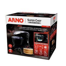 Batedeira Planetária Super Chef 750w 220v Vermelho Arno Sx9515b2 - 6