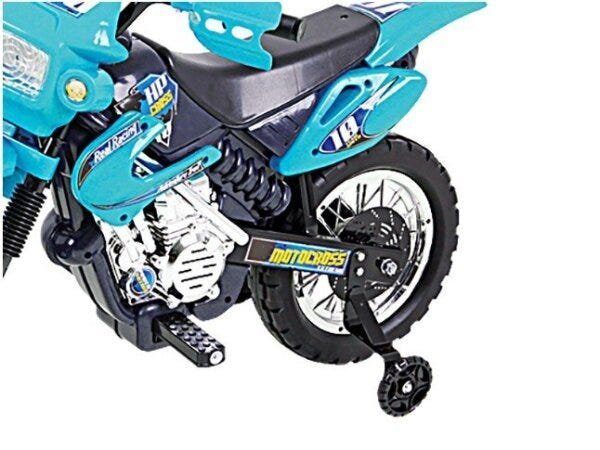 Moto Eletrica Inf Motocross Azul - 3