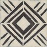 Tribal Patterns V Canaleta 80x80cm Preta - 1