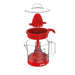 Espremedor de Frutas Suco Express 127v 40w 0,75 Litros Vermelho Arno Zp2025b1 - 3