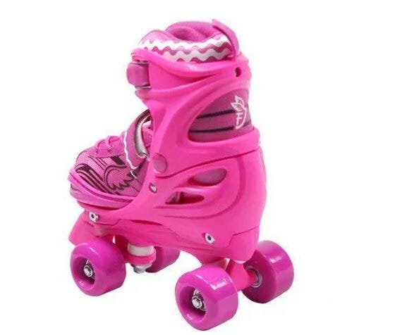 Patins Power Roller Rosa C/04 Rodas Ajust. (34-37) - 4