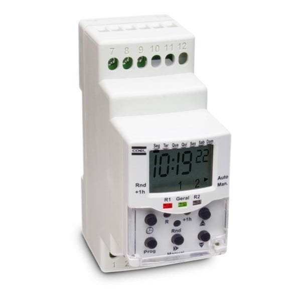 Timer Programador Horário Coel 40 Programas 100a 240vca - 3