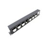 GUIA DE CABO P/ RACK ORGANIZADOR 1U X 19'' X 80MM HORIZONTAL PRETO CE - 1