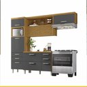 Ver imagem 2 de Cozinha 3 Peças 6 Portas 6 Gavetas Nesher Princesa Mdf