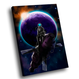 Quadro Astronauta Lunático -- BR ARTES - 1
