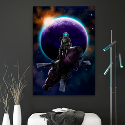 Quadro Astronauta Lunático -- BR ARTES - 4