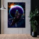 Ver imagem 3 de Quadro Astronauta Lunático -- BR ARTES