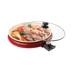 Multi Grill Cadence Ceramic Pan Vermelho 127v - 1