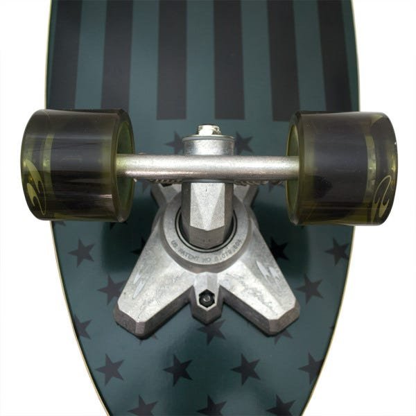 Skate Simulador de surf Swell Tech surfskate Hybrid Blackops - 7