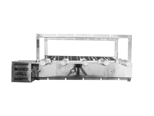Churrasqueira Giratória Gira Grill Inox 5 Espetos Bivolt - 1