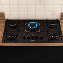 Ver imagem 2 de Cooktop Itatiaia Essencial 5 Bocas - Vidro Preto - Acendimento Automático - Bivolt