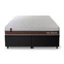 Ver imagem 5 de Conjunto Box Baú Super King Venice Preto 193x203x67 c/ Molas Ensacadas