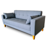 Sofá Gianni | Pé Trapézio & Tecido Acquablock Impermeável | 2 Lugares | Medida 180cm | Índigo 306 - 3