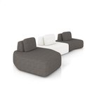 Ver imagem 2 de Sofá 3 Lugares Orgânico com Chaise e 2 Módulos Berlim Bouclê Gf K01 - D’Rossi