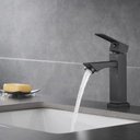 Ver imagem 6 de Torneira de Banheiro Acqua Metais Quadra Preto Fosco
