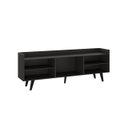 Ver imagem 1 de Rack Barém pés estilo retrô para tv até 40 polegadas cinza