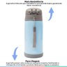 Garrafa Térmica Infantil 400 ml +3 Meses Com Canudo e Parede Dupla Gumy Buba Cor:Azul - 4