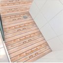 Ver imagem 1 de Vinil Adesivo Piso Box Chão e Parede Banheiro Deck Rústica Colacomigo Adesivo para Box 1,20 X 0,80 M