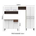 Ver imagem 5 de Cozinha Compacta Emilly com Armário e Balcão Branco Madesa