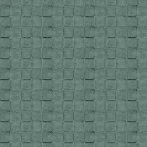 Papel de Parede Quadriculado Cinza Metálico com Brilho Sofisticado - Coleção Vip 1066 - 1