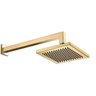 Chuveiro De Parede Quadratta Acabamento Dourado. - 1