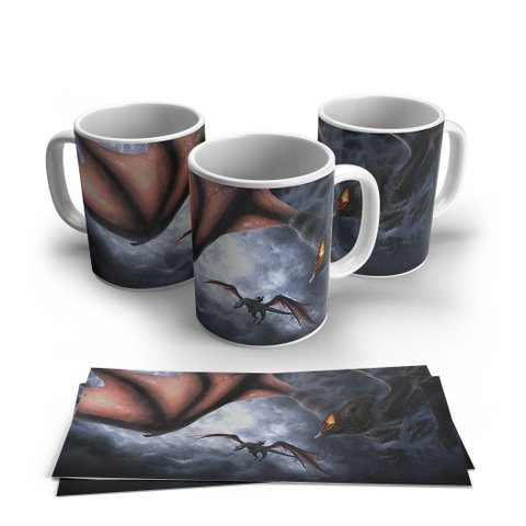 Caneca Porcelana a Casa do Dragão Modelo 19