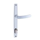 Ver imagem 1 de Fechadura Serralheiro Perfil Estreito Externa F-2400 Espelho Branco 22mm Aliança
